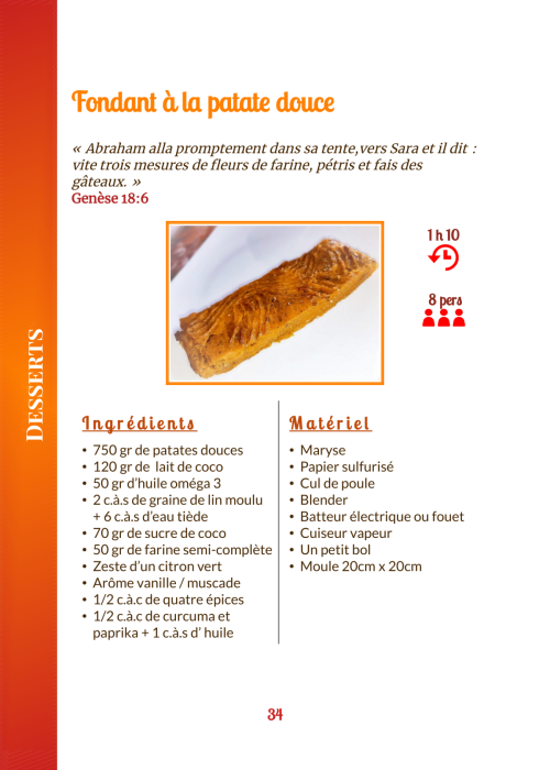 Ebook – Une Bouchée d&#039;Amour – 14 recettes saines et végétariennes : pour petits et grands, avec infos santé et versets bibliques